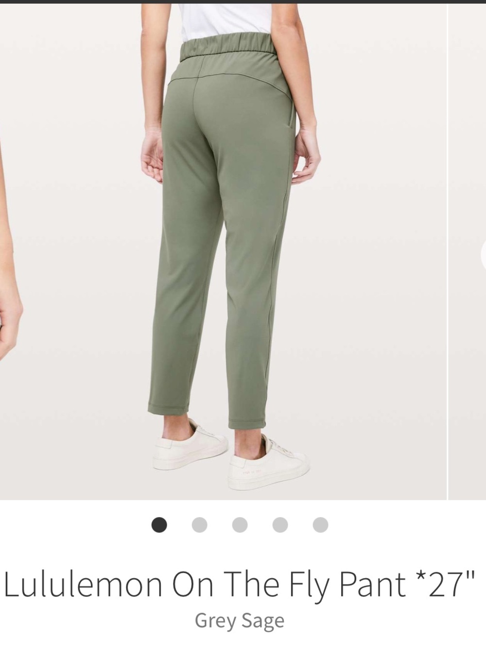 Lululemon On The Fly Pant *27"
Grey Sage. Full-On®
Luxtreme. Size 4. EUC